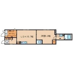 本陣駅 徒歩1分 1階の物件間取画像